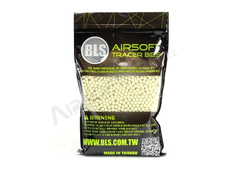 Airsoftové kuličky nasvětlovací BLS BIO Tracer 0,28 g | 3500 ks | 1 kg - zelené [BLS]