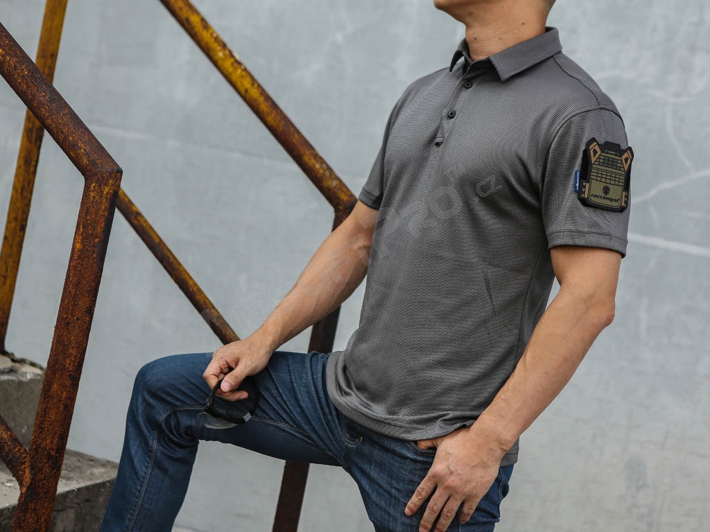 One-way dry Polo Blue Label - wolf grey, vel.S [EmersonGear]