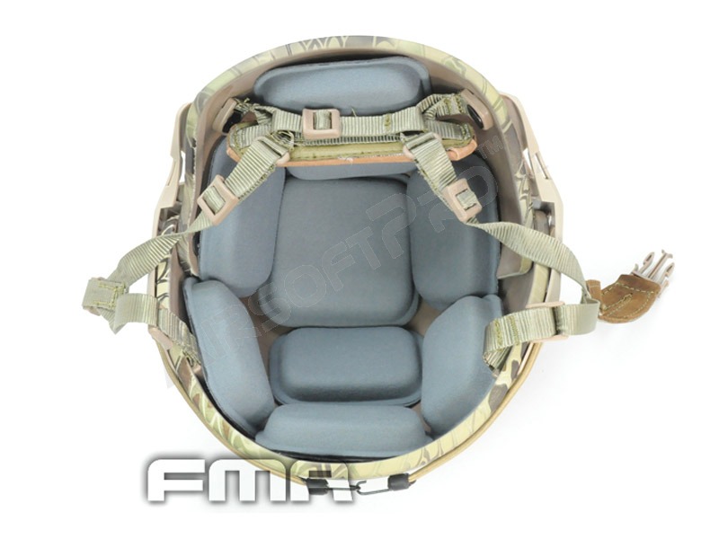 Ochranné pěnové polštářky do helmy CP, 8ks - šedé [FMA]