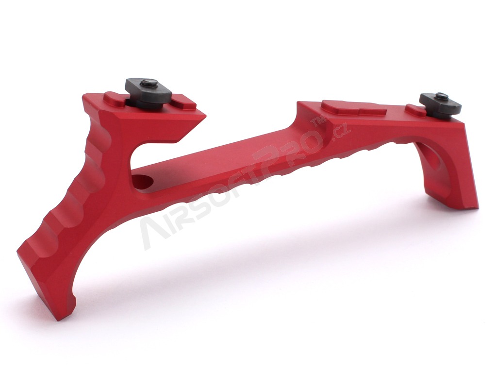 CNC hliníková rukojeť VP23 Tactical pro KeyMod / M-LOK předpažbí - červená [JJ Airsoft]