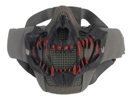 Taktická maska obličeje Glory s 3D tesáky (upgrade) - Wolf Grey [Imperator Tactical]