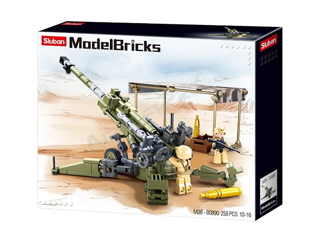 Stavebnice Model Bricks M38-B0890 M777 Howitzer [Sluban]
