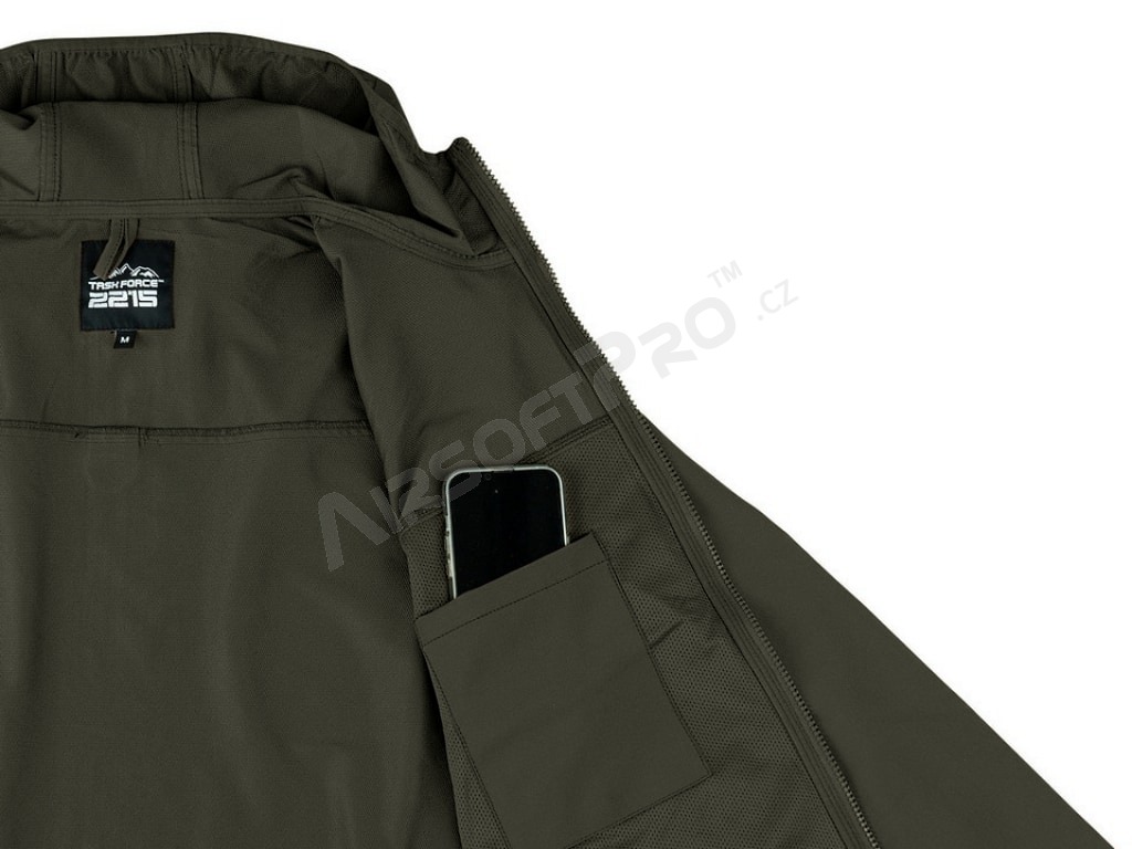 Softshell Trail jacket - Ranger Green, size M [TF-2215]