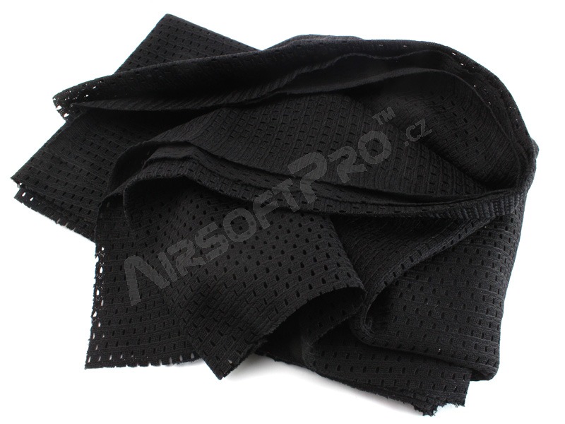 Sniper fishnet scarf 155x49cm - black [101 INC]