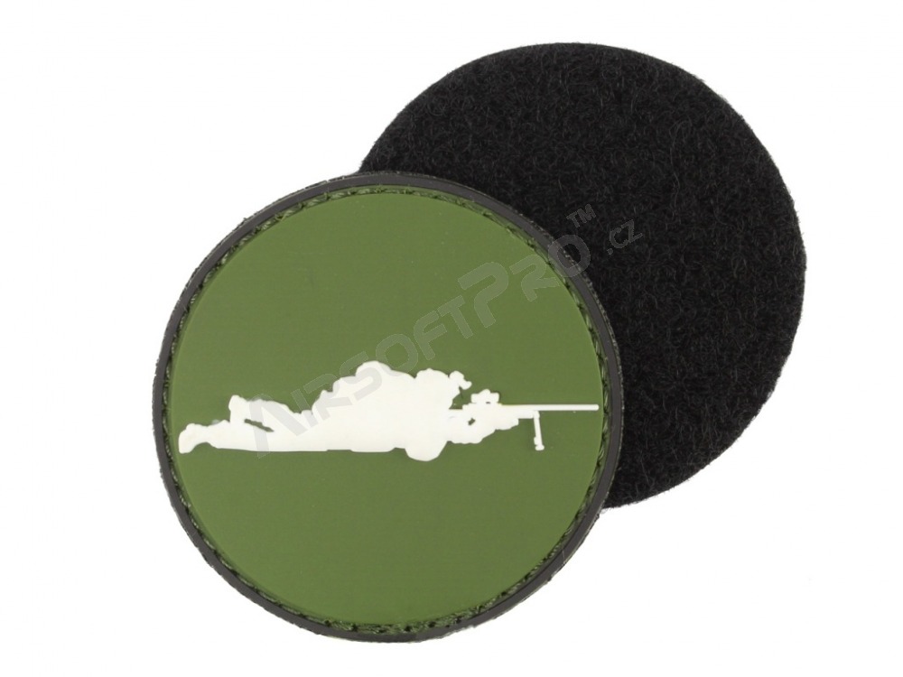 Sniper round 3D PVC patch with velcro - OD [101 INC]
