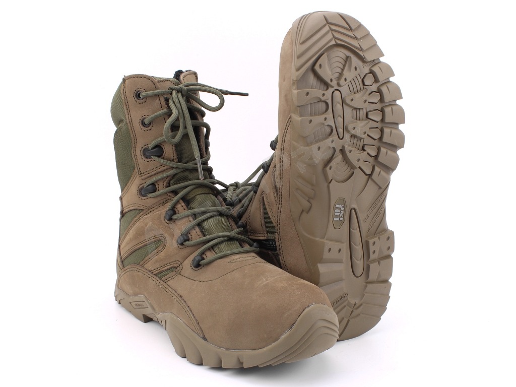 Tactical Recon Pro boots with YKK zipper - Green, size 47 [101 INC]