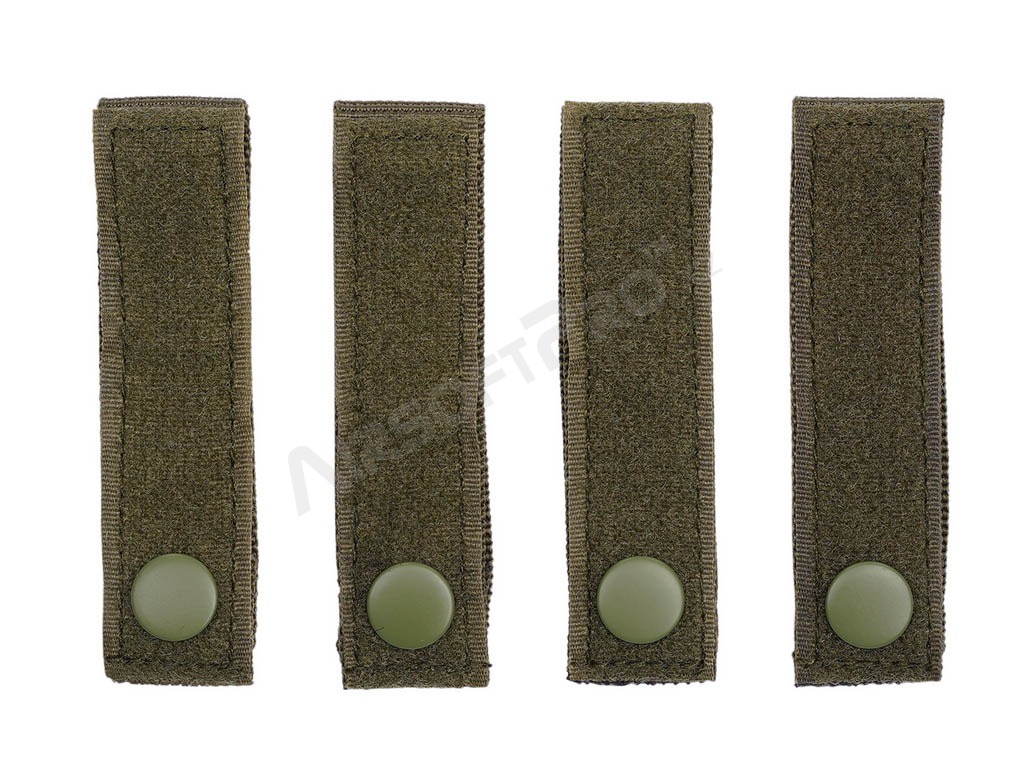 Velcro pásky na MOLLE, 4ks - Zelené [101 INC]