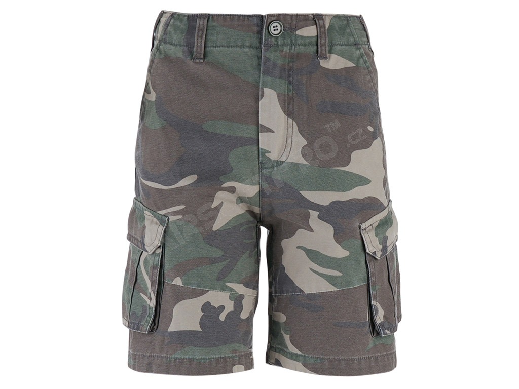 Kids Stonewashed shorts - Woodland, size 110-116 [101 INC]