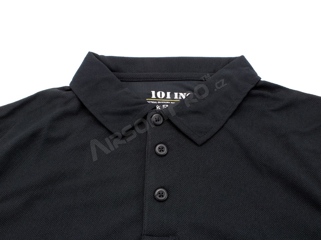 Polo pour homme Tactical Quick Dry - Noir, taille S [101 INC]