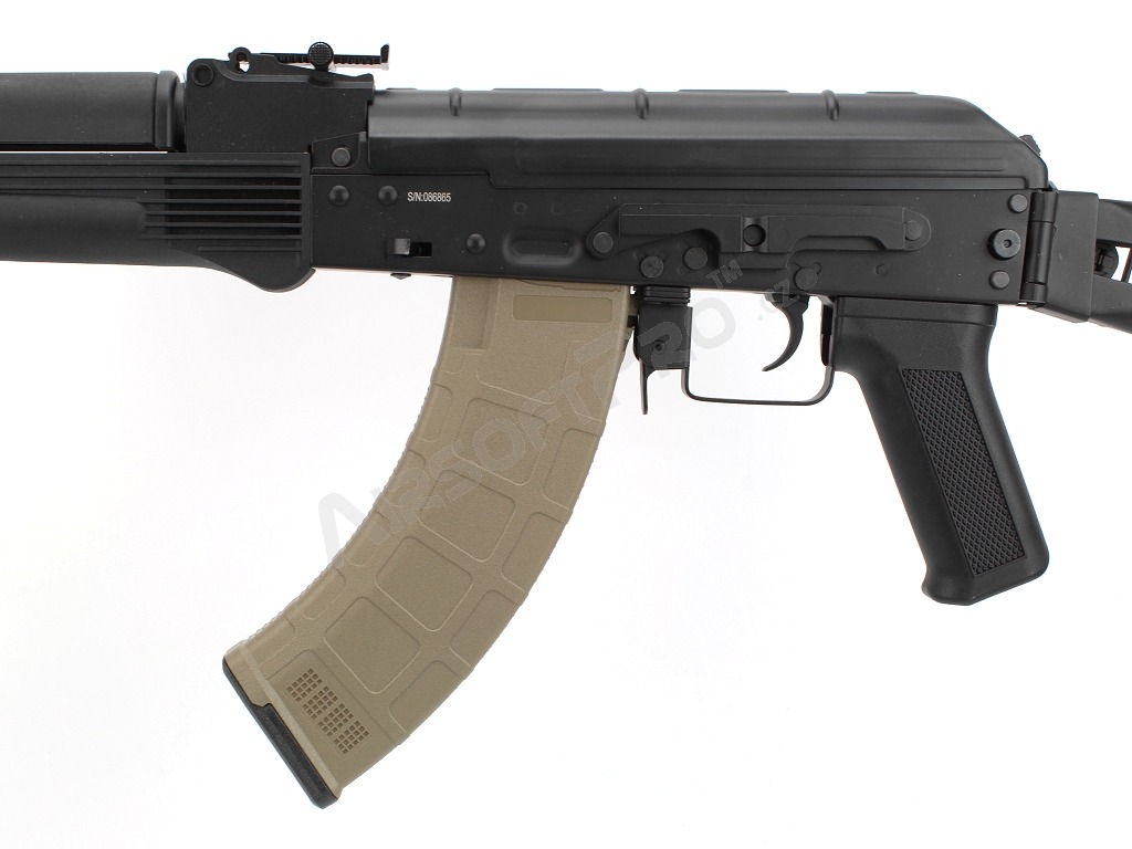 Chargeur Hi-Cap style PMAG pour série AK - 600 cartouches - TAN [CYMA]