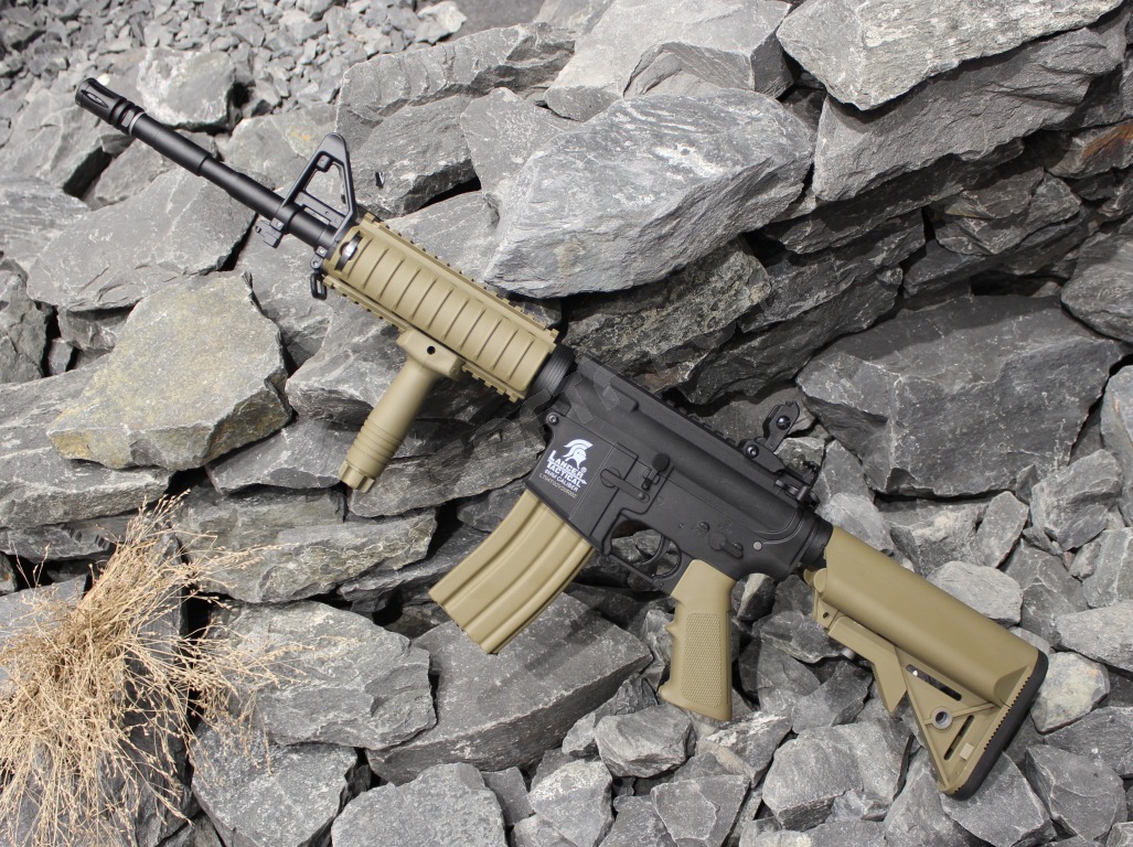 Airsoft rifle M4 RIS Sportline  BI-TON (Gen.2) - BK-TAN [Lancer Tactical]