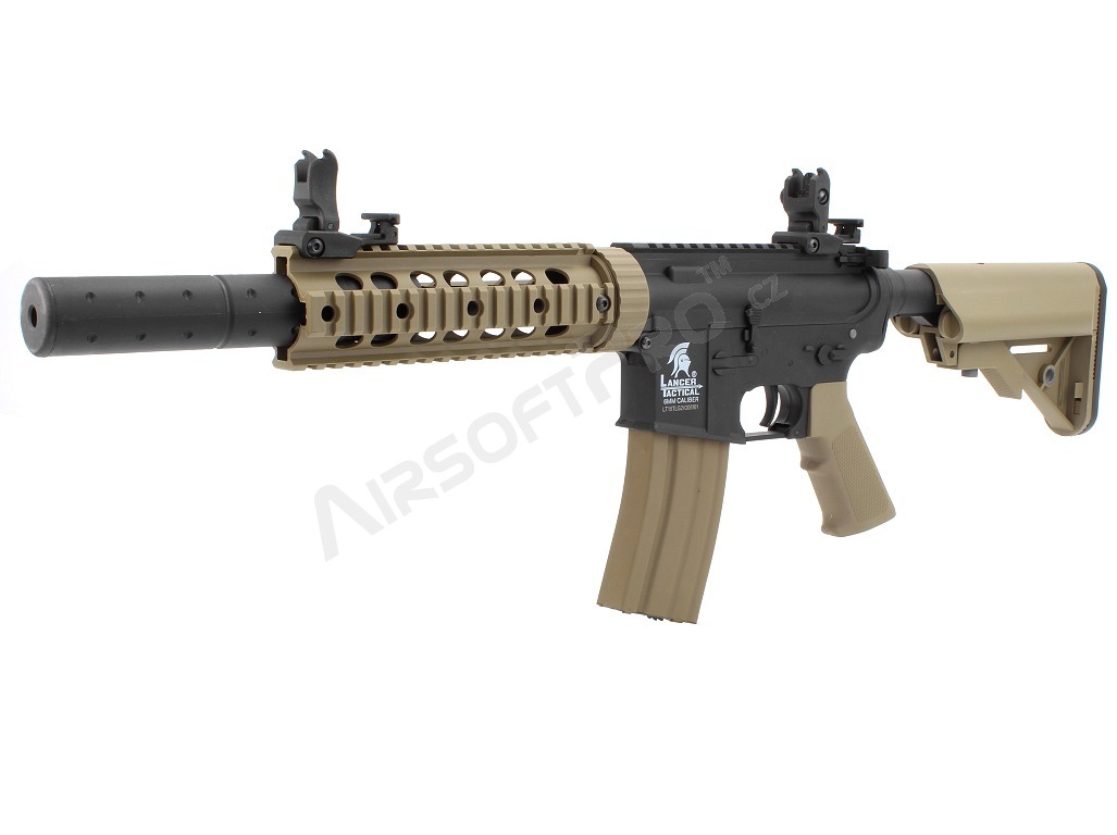 Fusil d'airsoft M4 SD Sportline BI-TON (Gen.2) - BK-TAN [Lancer Tactical]