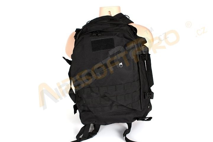 Vojenský batoh Molle třídenní 25L - Černý [A.C.M.]