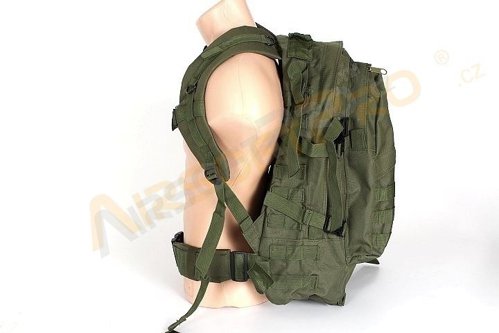 3-Day Molle Assault Backpack Bag 25L - Olive [A.C.M.]