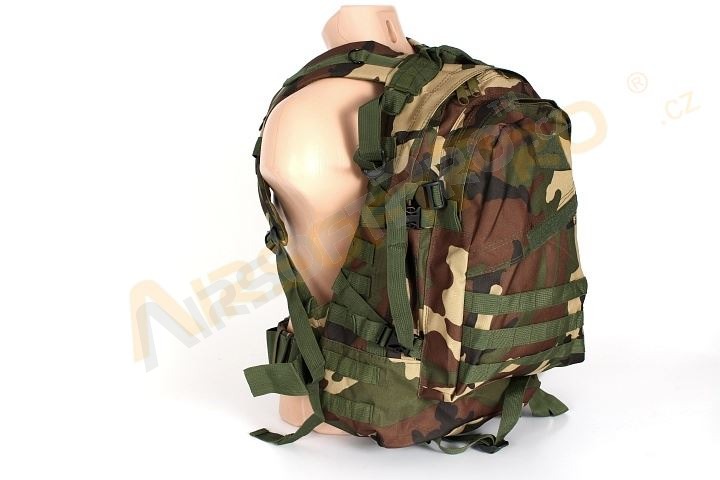 3-Day Molle Assault Backpack Bag 25L - Woodland [A.C.M.]