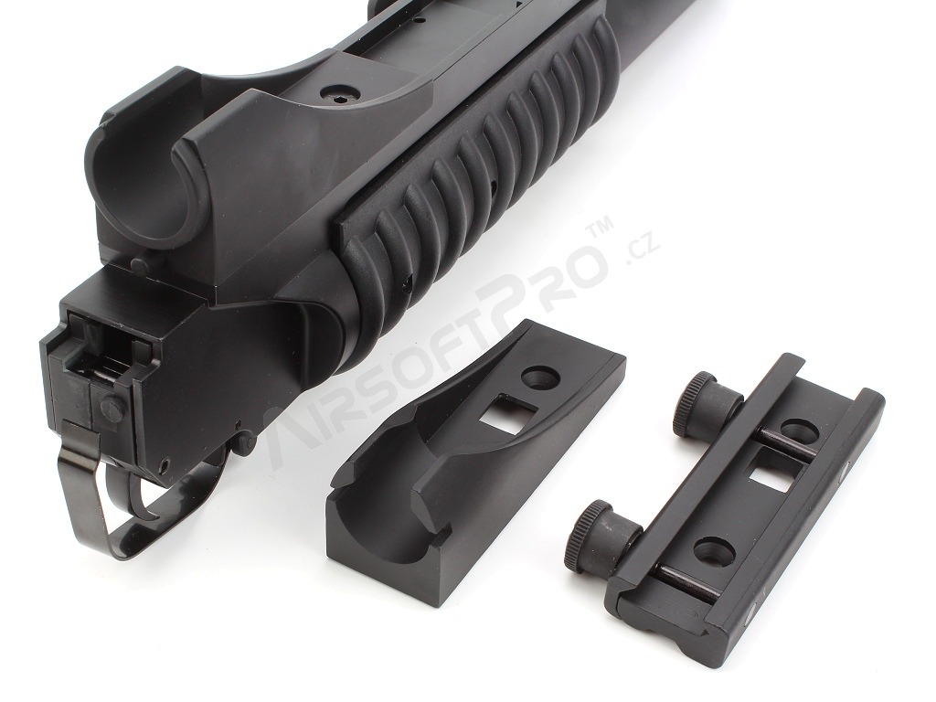 Full Metal 40mm M203 Airsoft Grenade Launcher for M4/M16  - long [E&C]
