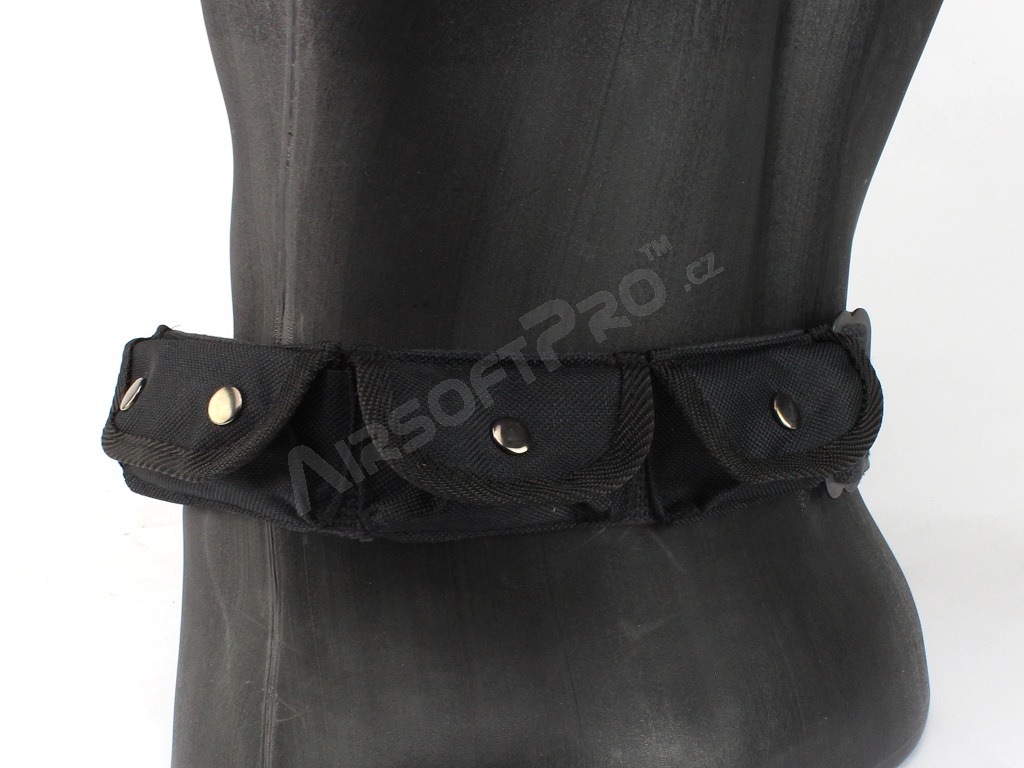 Dětský pásek s pouzdry - černý [Fostex Garments]