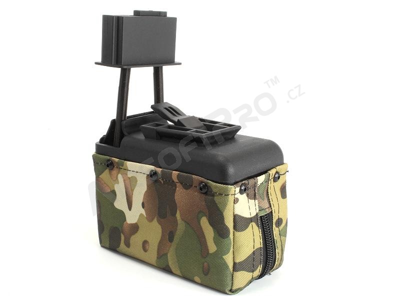 Mini chargeur de 1500 balles pour M249 Minimi - Multicam [A&K]