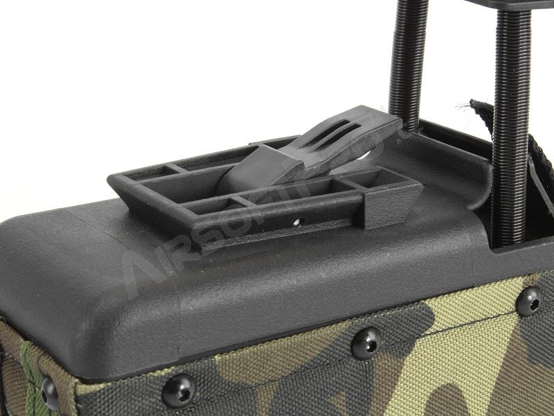 Mini chargeur de 1500 balles pour M249 Minimi - Woodland [A&K]