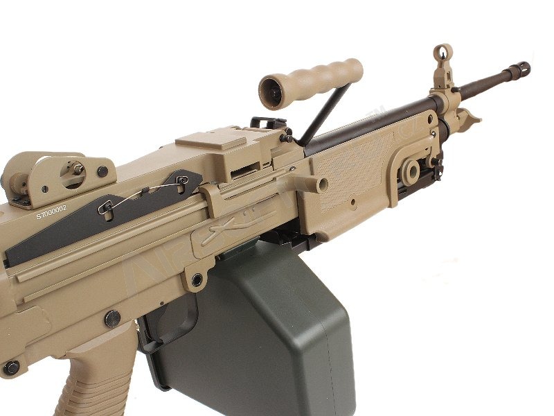 Airsoft machine gun M249 FN Minimi -DE [A&K]