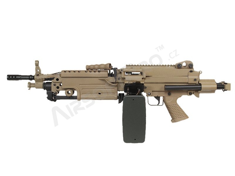 Airsoft machine gun M249 PARA - DE [A&K]
