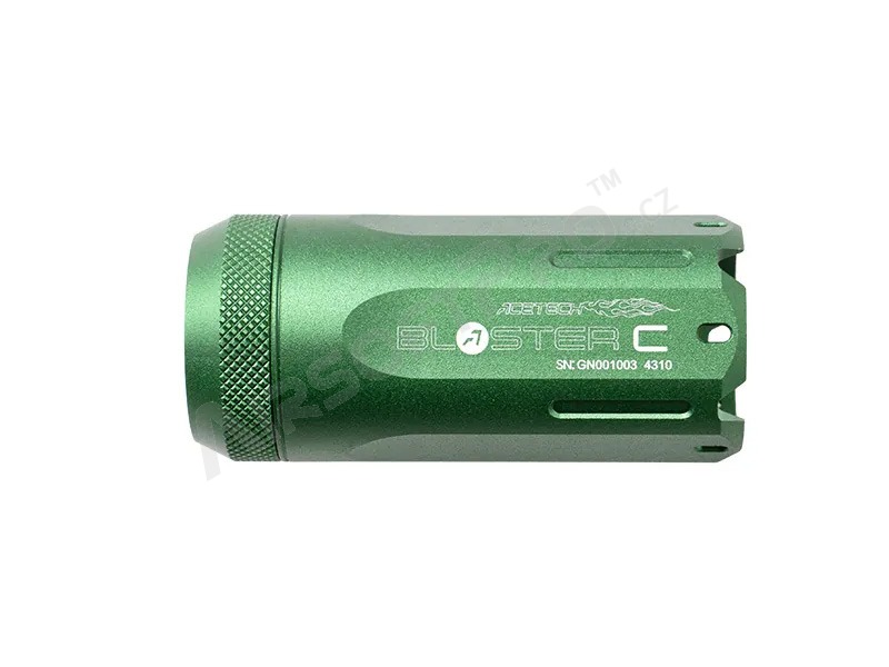 Nasvětlovací tlumič Blaster C s imitací výšlehu - Zelený [ACETECH]