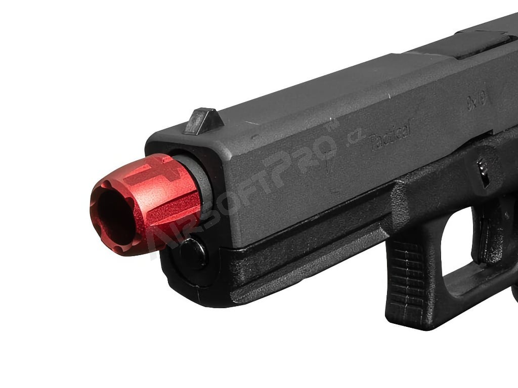 M11+ CW Muzzle Thread Protector Set - grey and red [ACETECH]