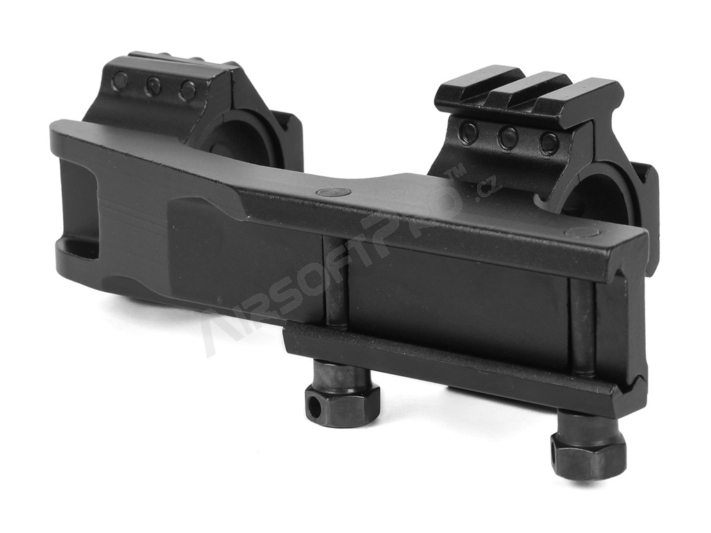25/30 mm spojená montáž pro puškohledy, typ 1x TRI-RAIL - nízká [A.C.M.]