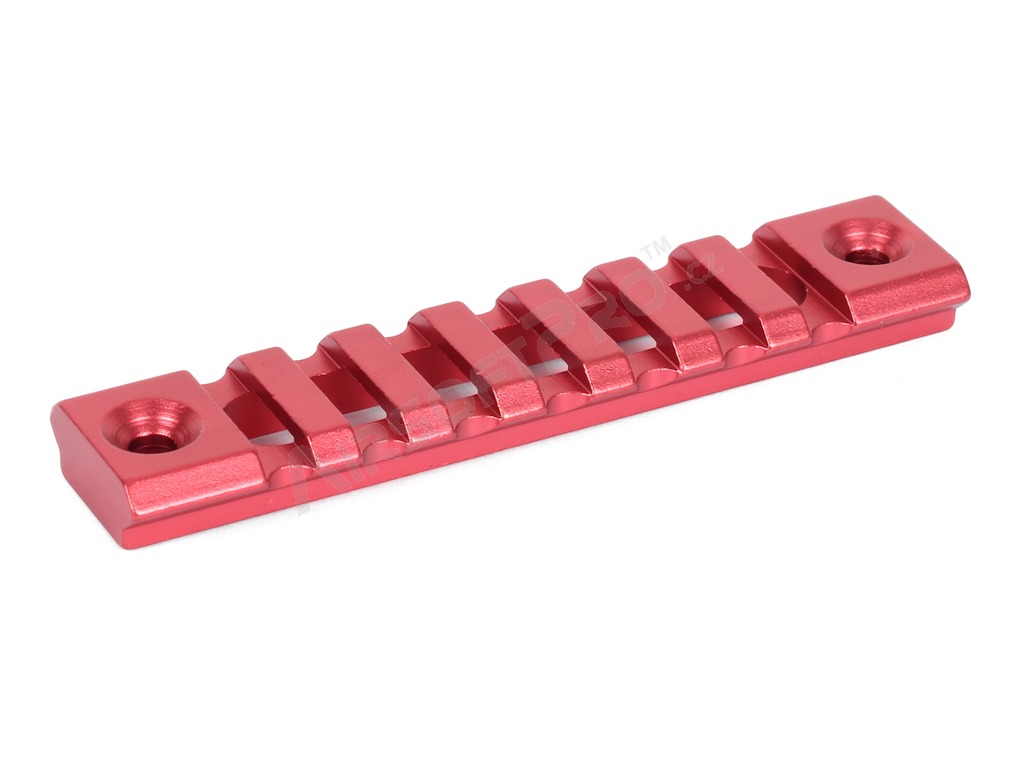 Rail RIS léger en aluminium pour garde-main KeyMod - 9cm, rouge [A.C.M.]