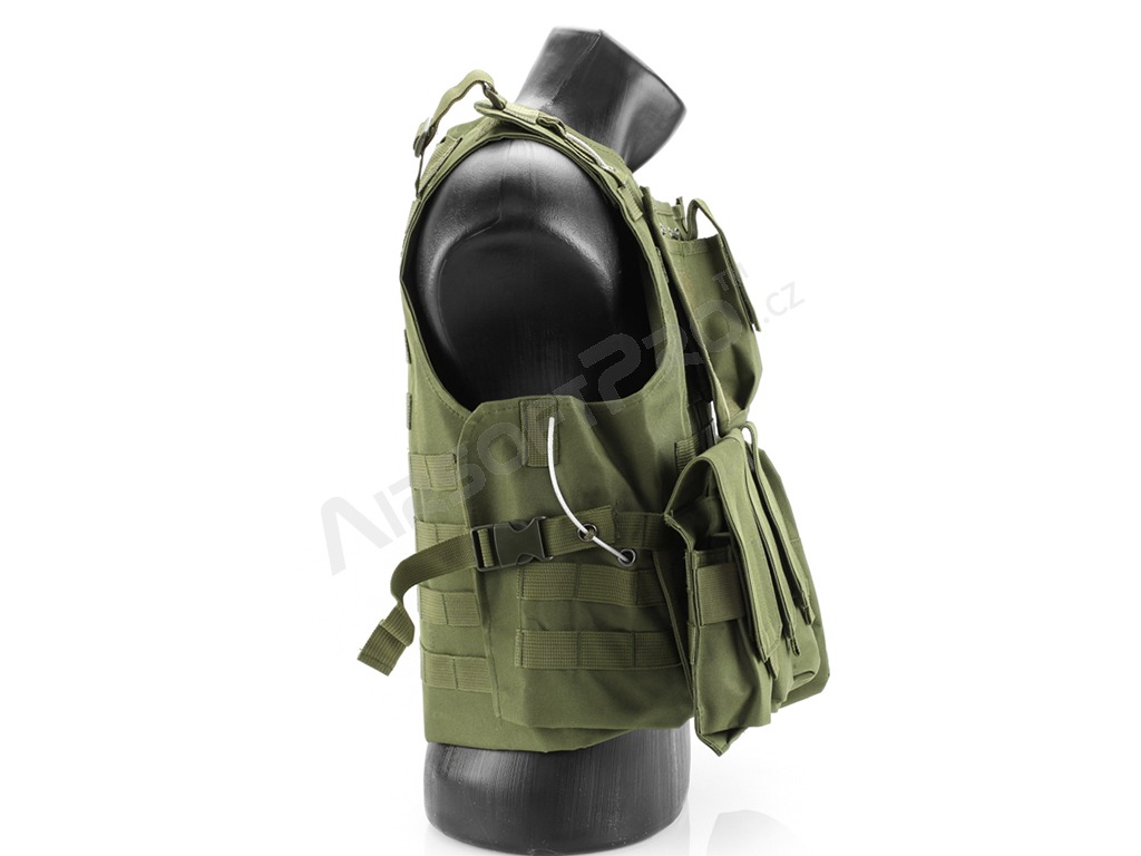 Taktická vojenská vesta AAV FSBE - Olivová [A.C.M.]