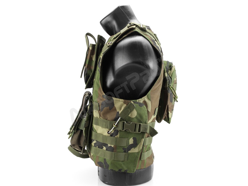 Taktická maskáčová vesta AAV FSBE  - Woodland [A.C.M.]