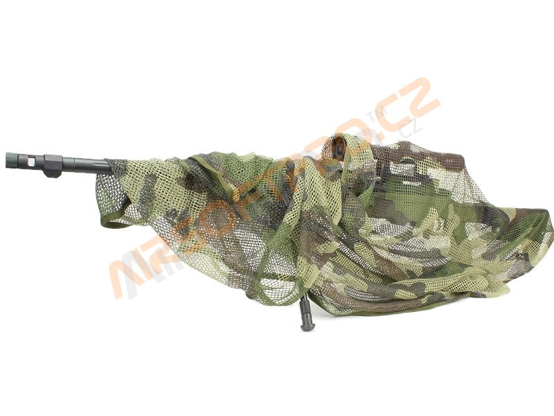 Camo sniper net - veil 183x84 cm - Woodland [A.C.M.]