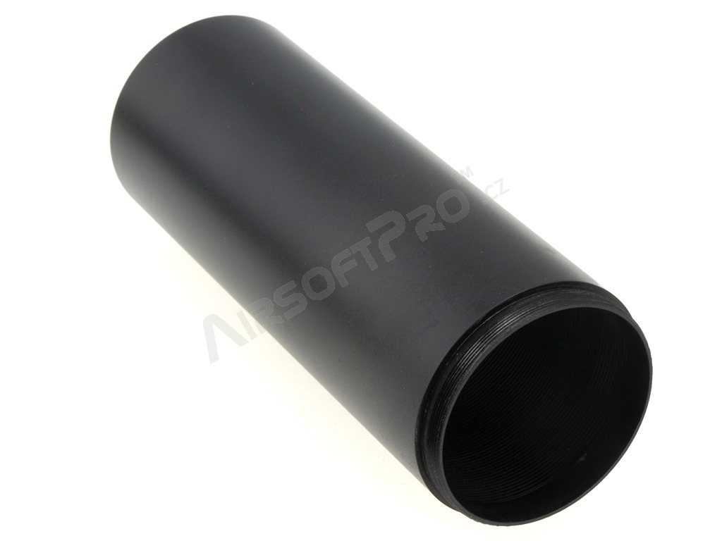 Long sun shade extender for riflescopes with 40mm lens diameter (tube 45mm) - black [A.C.M.]