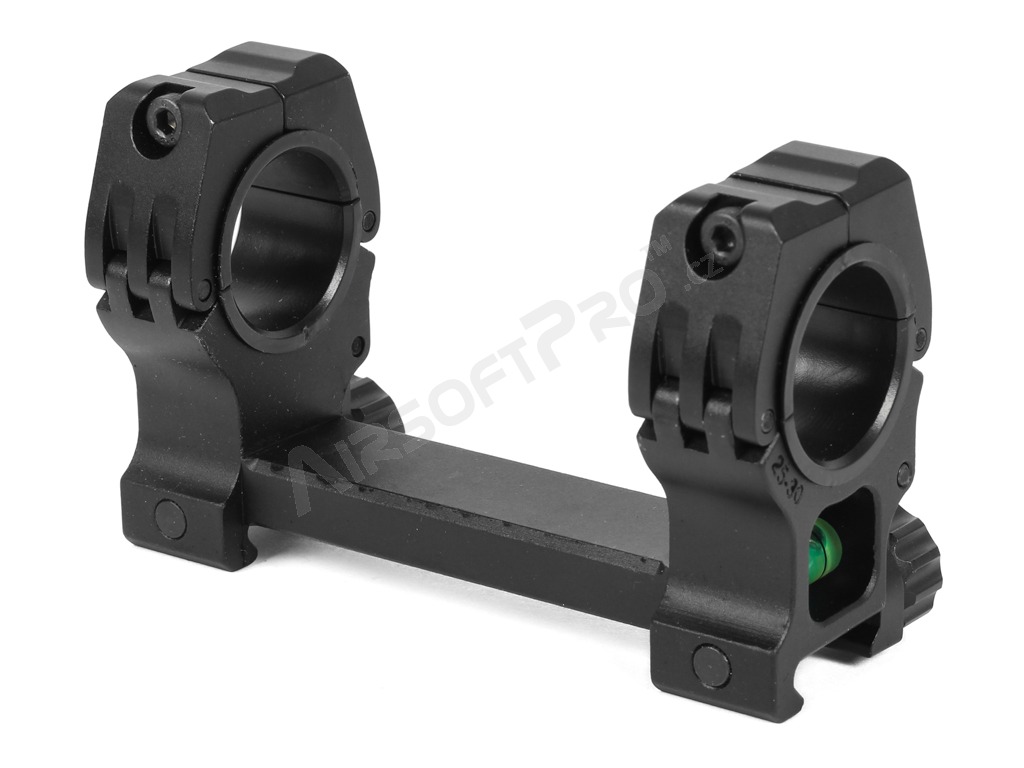 M10 QD-S Linked Mounting 25-30mm Rings with Spirit Level - Black [A.C.M.]
