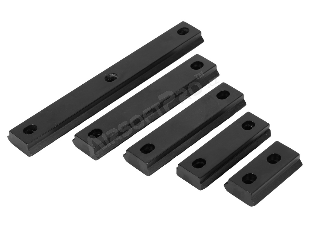 Set of five RIS rails for KeyMod handguard - 4,5,7,9,13 slots [A.C.M.]