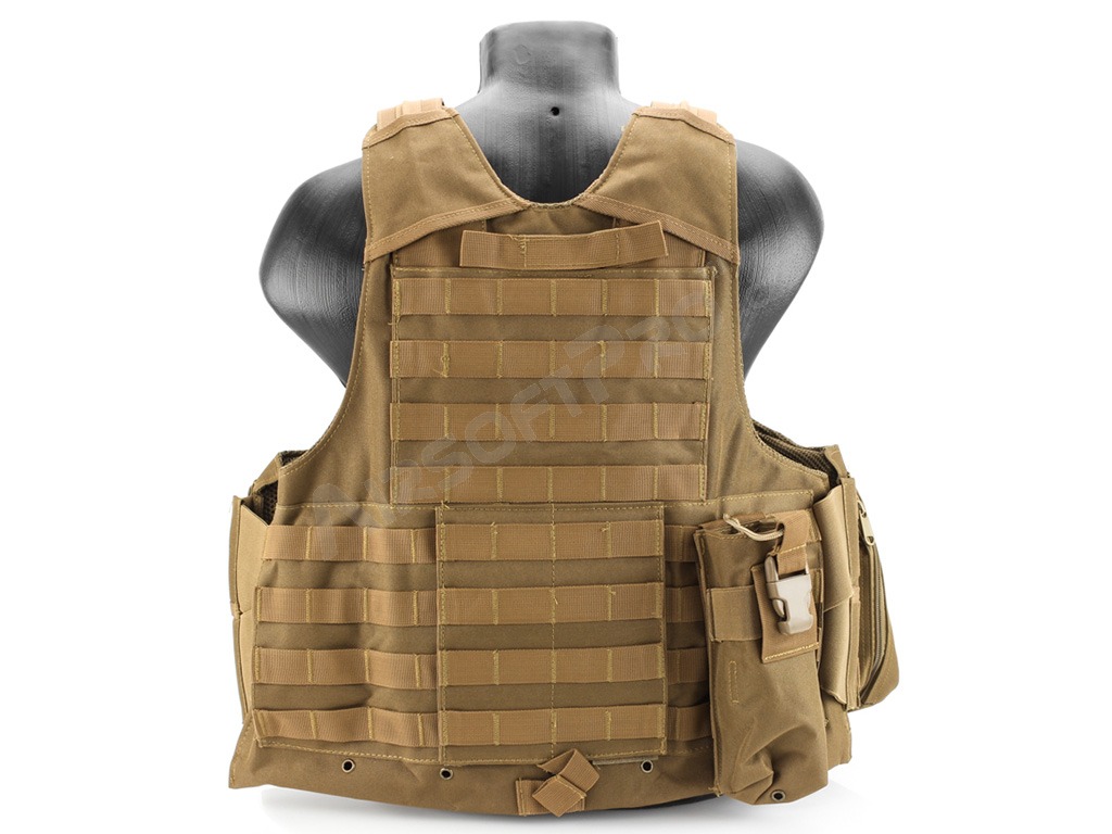 Taktická maskáčová vesta CIRAS modular - Coyote Brown (CB) [A.C.M.]
