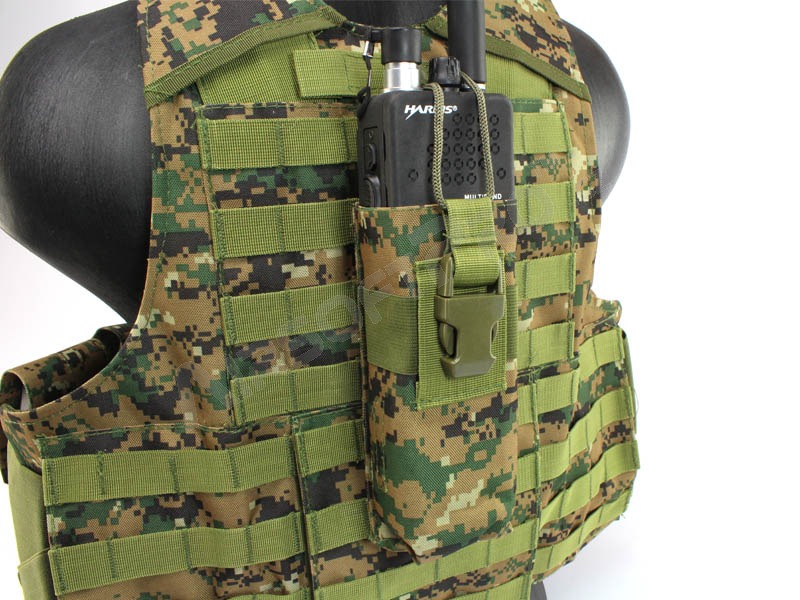 Taktická maskáčová vesta CIRAS modular - Digital Woodland [A.C.M.]
