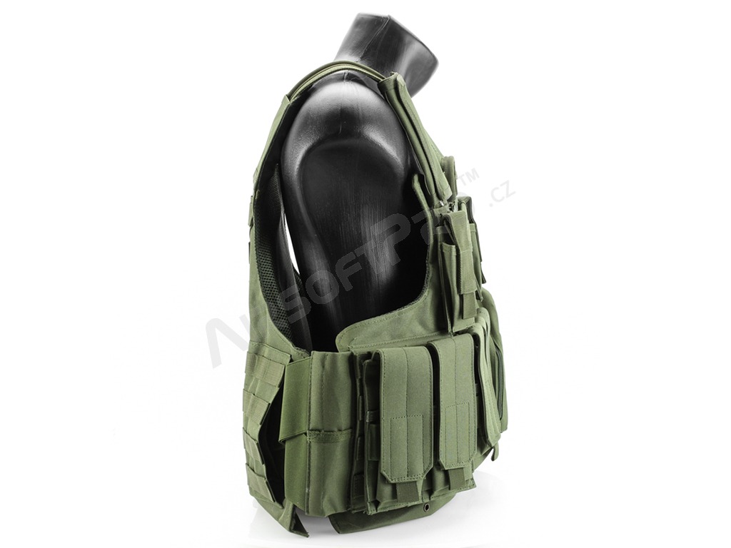 Taktická maskáčová vesta CIRAS modular - olivová [A.C.M.]