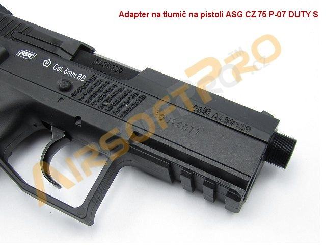 Adaptateur de suppresseur pour pistolets ASG [AirsoftPro]