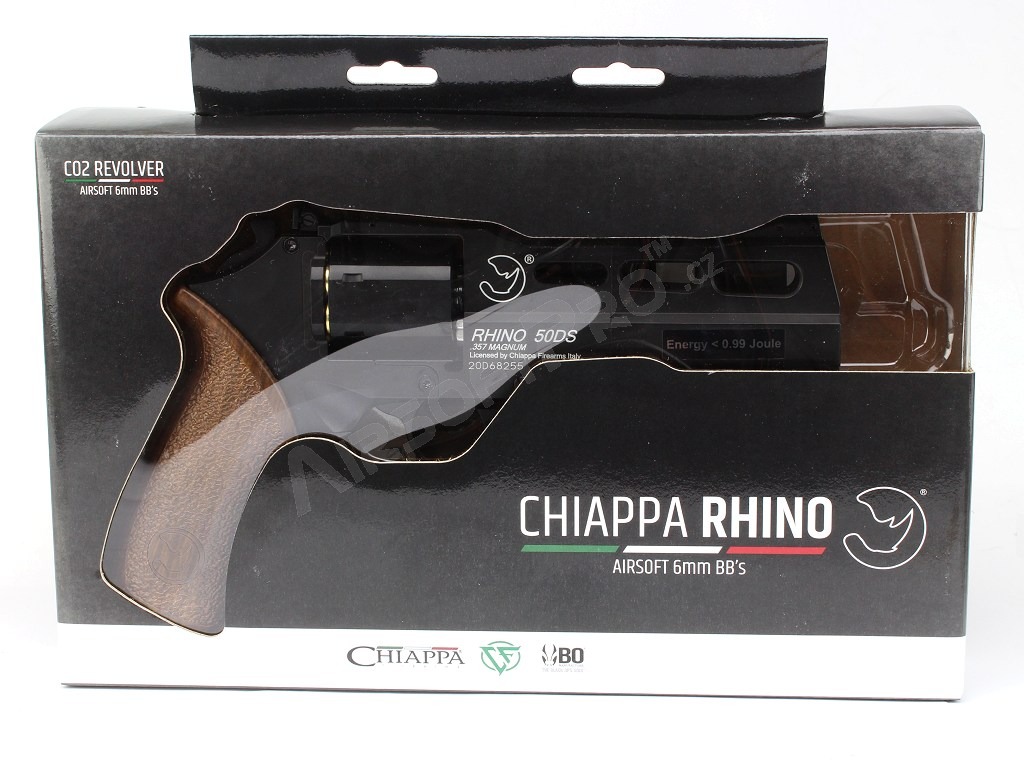 Revolver Chiappa Rhino 50DS CO2 - noir [WG]