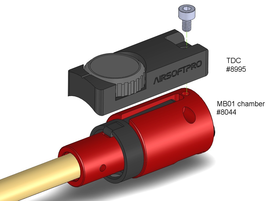 TDC Hop-Up adjuster for 26mm outer barrels [AirsoftPro]