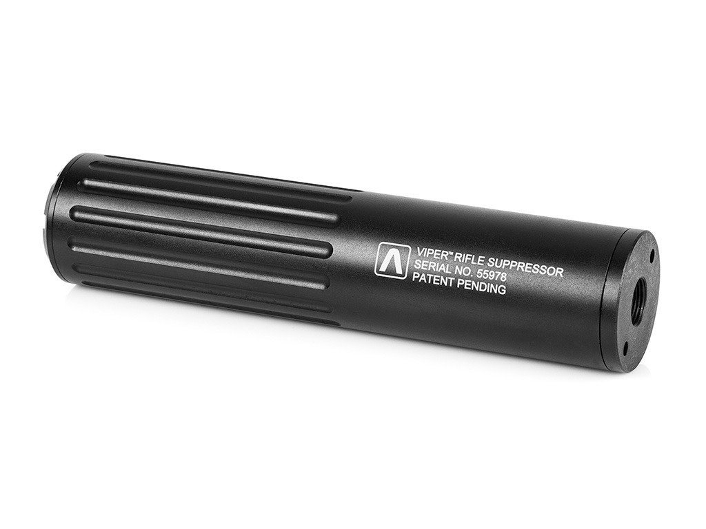 Suppresseur CNC (silencieux) VIPER™ 180 x 40mm avec extension de canon [AirsoftPro]