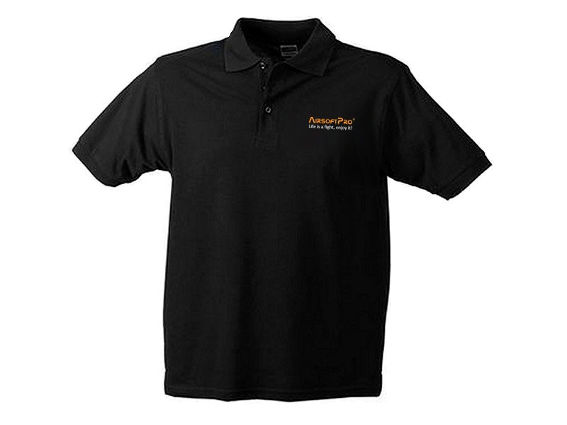 Men's Polo Shirt AirsoftPro - black [Elevate]