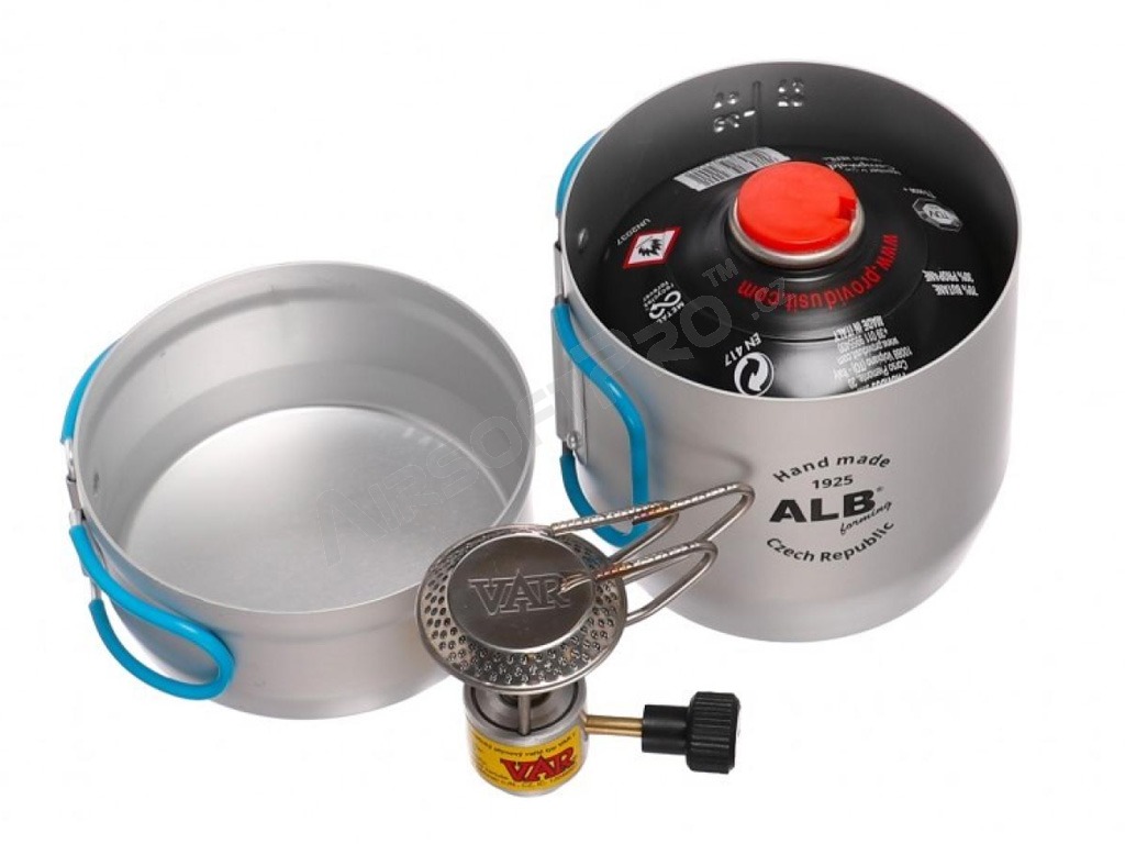 Batterie de cuisine en aluminium MATTERHORN pour 1 personne, anodisée [ALB forming]