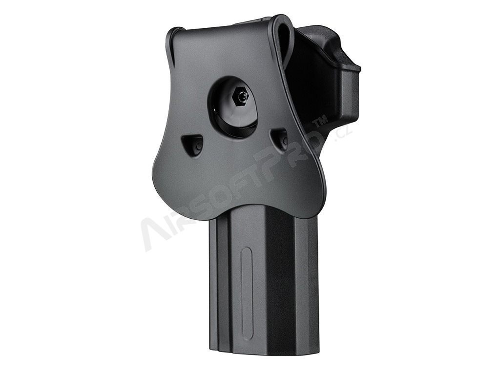 Opaskové polymerové pouzdro pro pistole Desert Eagle - černé [Amomax]