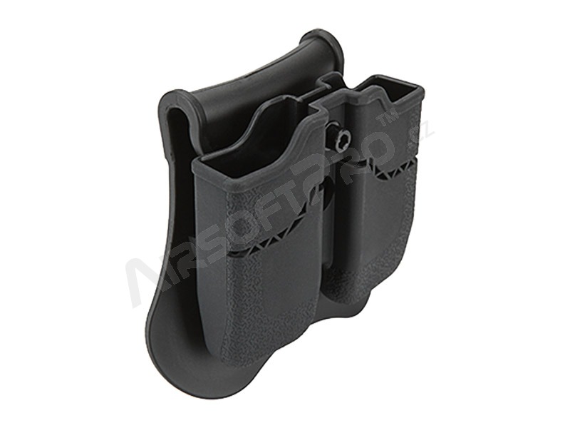 Tactical double magazine pouch for 1911 - black [Amomax]