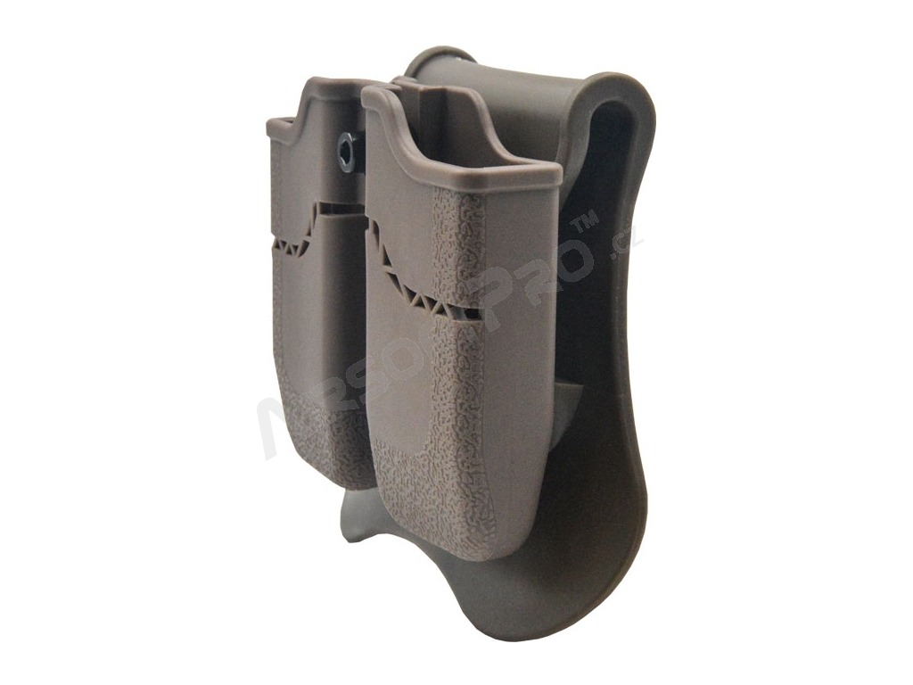 Tactical double magazine pouch for 1911 - FDE [Amomax]