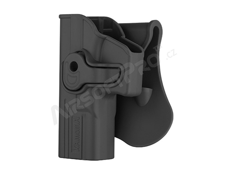 Tactical polymer holster for G series - black, left-handed [Amomax]