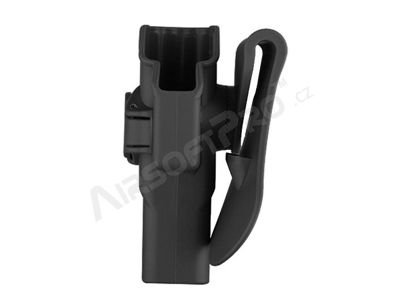 Opaskové polymerové pouzdro pro pistole G série - černé, levé [Amomax]