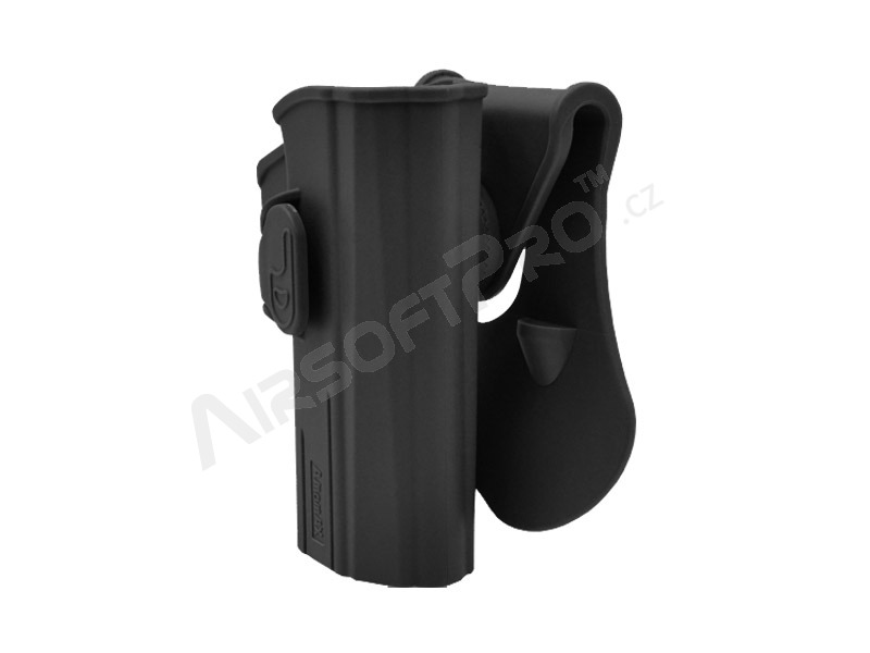 Tactical polymer holster for CZ P07, P09 - black [Amomax]